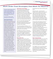 Work Order costing strategies that make sense - White Paper